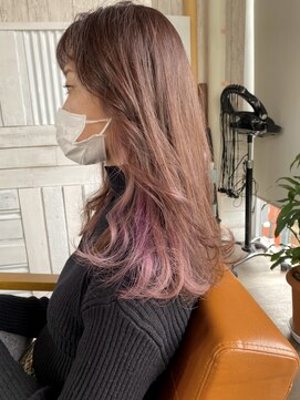 アクトゥス(AEQUITAS) インナーカラー×ピンクパープル【池袋/20代/30代/40代】
