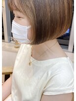 オーシャン(Ocean)&nbsp;［OCEAN Hair&Life 水田成美］ボブショート×ハイライトカラー