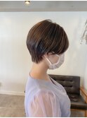 ☆ショートボブブリーチなしくすみベージュ☆