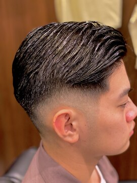 ヒロギンザ 御徒町店(HIRO GINZA) 漢の七三分けbarber style