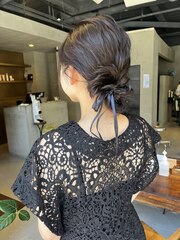 ヘアセットお呼ばれヘアセット名古屋ヘアセット/中西