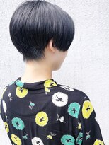 ラウンジ モリオ イケブクロ(Lounge MORIO Ikebukuro) 【morio池袋】アッシュブラック黒髪前下がり刈り上げショート