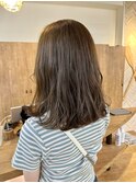 柔らかアッシュグレージュ