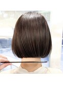ハイライトバレイヤージュダブルカラーショートカット30代40代