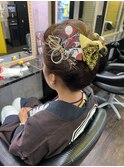 ジャパニーズパーティーヘアーまとめ髪編
