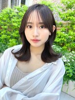 ミラリー トウキョウ(Mirareee Tokyo)&nbsp;20代30代40代◎斜めバング前髪パーマぱっつん前髪斜めバング