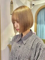 ロンドアベニール 北千住(Lond avenir)&nbsp;ベージュ ボブ☆美髪ボブ/ケアブリーチ[北千住]