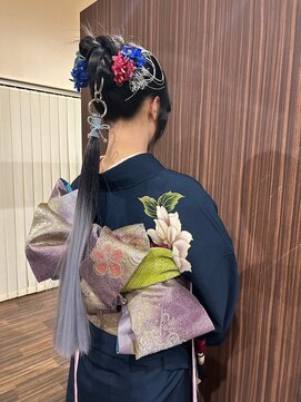 エフプロモーションフローラ(FLORA) はたちの集いヘアセット