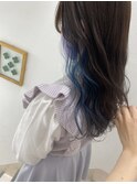 イヤリングカラー/ブルーカラー
