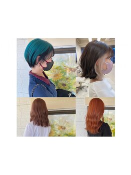 【山口大学正門から徒歩1分】ブリーチしても手ぐしが通るケミカルケアで髪本来の美しさを引き出します。