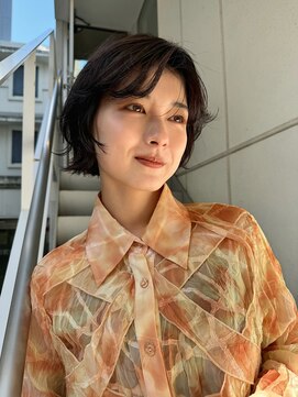 ギフト ポノレ(GIFT pnle) yuka__カールヘア　ショートレイヤー　シアーカラー__
