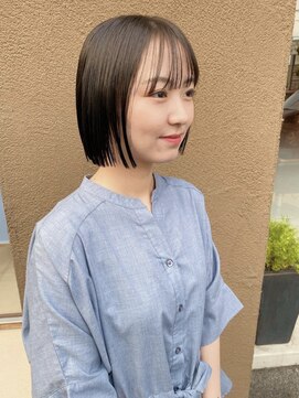 トップヘアー アヴェニュー 刈谷(TOPHAIR Avenue) やっぱり人気切りっぱなしボブ20代/30代/40代