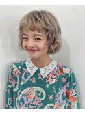 グレージュハイトーンカラー