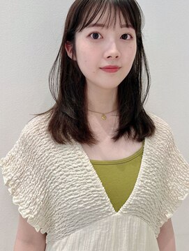 ケーツー あべのキューズモ－ル店(K-two) ローレイヤーカット*セミロングヘア*前髪カット*地毛風カラー