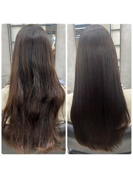 プリンシペ(PRINCIPE) 縮毛矯正Before&After 髪質改善縮毛矯正/超音波トリートメント