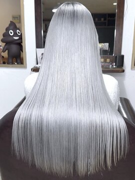 ブレイズヘアー(BLAZEhair) 【極上のツヤ】ホワイト×ブリーチ３回