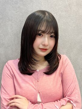 ロンド フィーユ(Lond fille) くびれヘア/アプリコットオレンジ/髪質改善/縮毛矯正/前髪/銀座