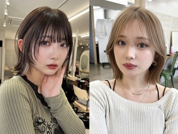 サンドシーン(sand scene)の写真/顔回りの動きで印象が変わる！細部までこだわるカットでコンプレックスを魅力に＊小顔見せも叶えます◎