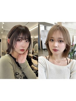 顔回りの動きで印象が変わる！細部までこだわるカットでコンプレックスを魅力に＊小顔見せも叶えます◎