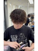 波巻きシャドウパーマ