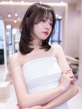 ハバナ 新宿(HAVANA) レイヤーカット/髪質改善トリートメント/小顔/オリーブグレー