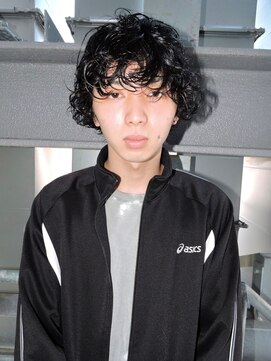 ブロック ジャポン(bloc japon) マッシュパーマ メンズパーマ 60年代風/本間