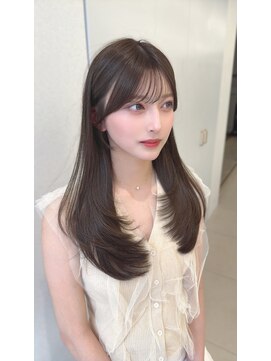 コア 銀座(COA) カットカラー、顔まわり、レイヤーカット