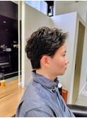 デコ出しパーマ