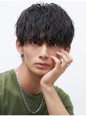 MEN’S横浜/マッシュ/ツイストスパイラルパーマ/シャドウパーマ