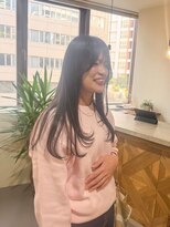 クリック(Click) 黒髪/クラゲヘアー/オリーブグレー/小顔/ココアベージュ/小倉