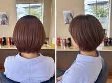 アトリーチェタ 田富店(ATTRICE)の雰囲気（好印象な大人ショートボブ。自然に若々しく見えておすすめです◎）