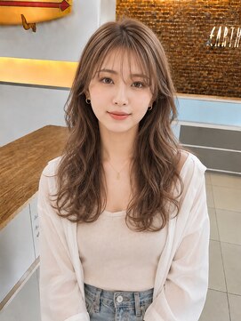 アース 熊本光の森店(HAIR&MAKE EARTH) ミルクティーロング