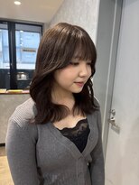 ルル(Lulu) オリーブブラウンミディアムヘアスタイル