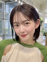 メゾンアクア 表参道(Maison ACQUA)&nbsp;切りっぱなしボブレイヤーボブ似合わせ小顔前髪縮毛矯正/表参道
