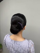 ウルー 新宿店(uruu) 【シニヨン】新宿/新宿駅/ヘアセット/早朝/結婚式ヘア/和装