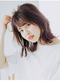 外ハネくびれミディ♪ 鶴川 美容室 ウイングスガーデン