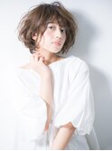 *mod's上尾*ふわくしゅ無造作感★くせ毛風ラフボブx
