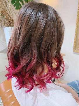 ラコスタ(LaCosTa) 塩基性カラー大人ミディ セクションカラー