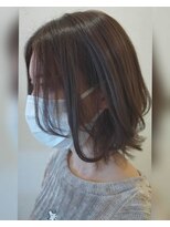 モプレア(MOPLEA)&nbsp;大人可愛いくびれボブ　アッシュベージュ