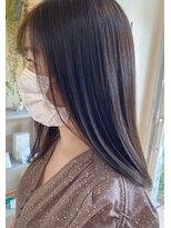 ヘアーココカシェット(hair coco cachette) 【cachette/別府】ストレート　アッシュカラー