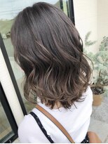 アーブル ヘアーアンドメイク(ARBRE) ブリーチバレイヤージュベージュカラー
