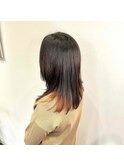 インナーカラーオレンジ