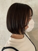 メロウ(mellow)&nbsp;ミニボブ×グレージュ