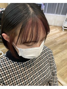 サクラ 弁天町店(SAKULA) 前髪インナーカラー