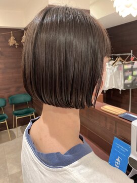 ジャム(Jam) 人気の小顔ミニボブ×チョコレートグレージュ★中村大輔