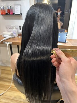 グレージュ(Grege) ブルーブラック×ヒト幹細胞水素トリートメント【髪質改善】