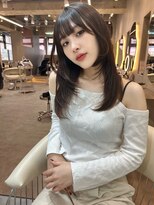 グロー 大宮(GLROW)&nbsp;韓国レイヤー　ザクザクレイヤー　顔周りカット　haruhi