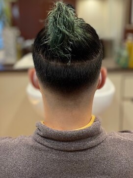 スカイ 亀戸店 (sky) ハイライト/マッシュパーマ/アッシュブラック<理容室>[亀戸]