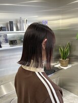 ゼスト 八王子店(ZEST)&nbsp;切りっぱなしボブ【藤野はるひ】