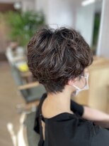 セレニテ(serenite)&nbsp;ショートマッシュ×ふわクシャパーマ